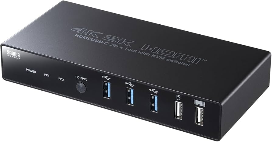 Amazon.co.jp: サンワサプライ Type-C接続・HDMI接続対応パソコン切替