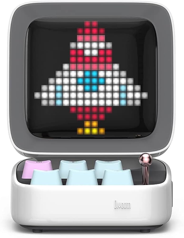 Amazon.co.jp: DIVOOM DITOO PLUS (ホワイト) ポータブルスピーカー