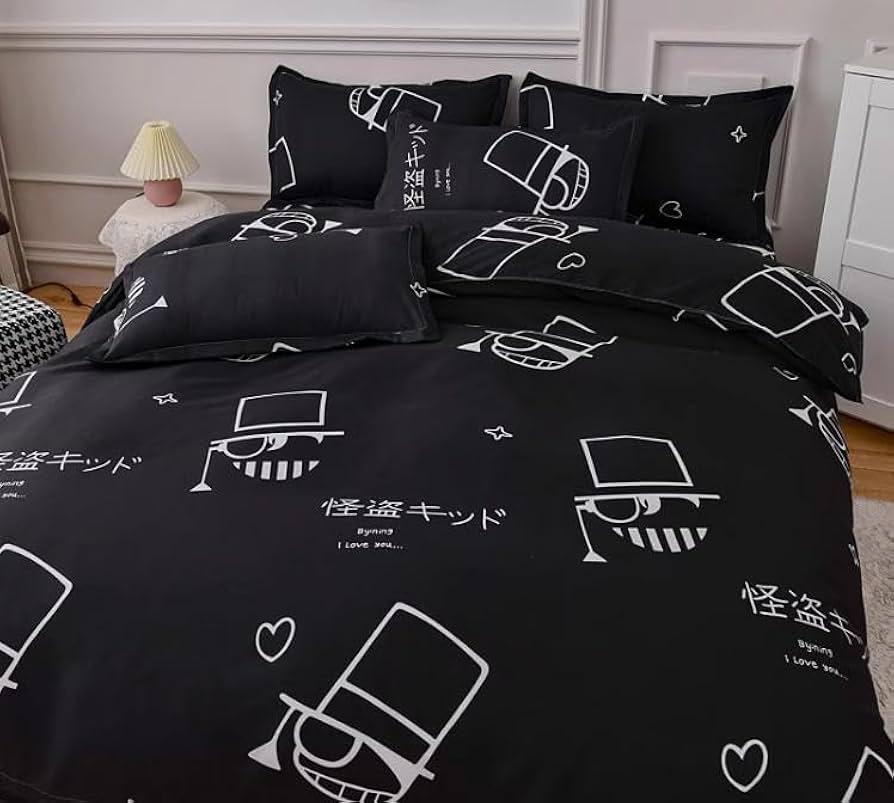 Amazon｜怪盗キッド グッズ 名探偵 布団カバー 4点セット 寝具カバー