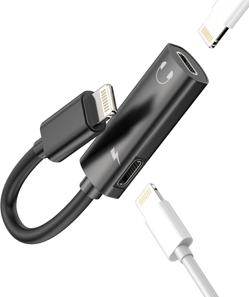 Amazon.co.jp: アイフォンアダプター デュアルライトニングイヤホン