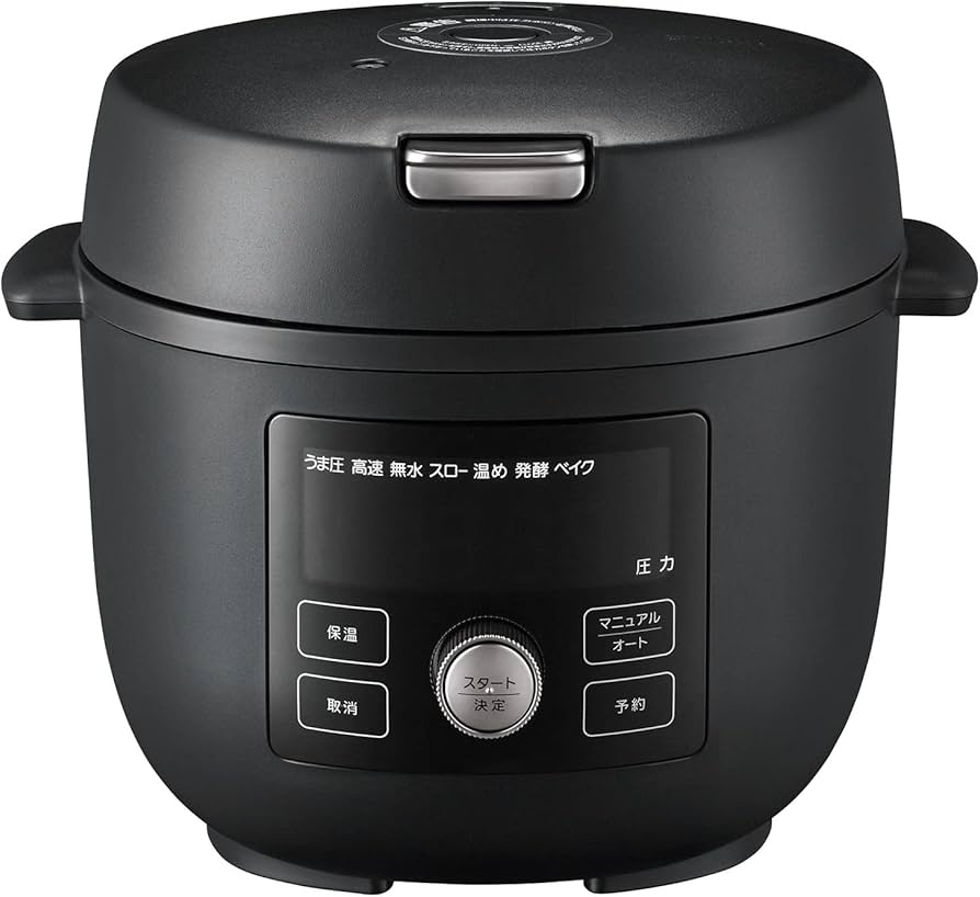 Amazon | タイガー 電気圧力鍋 COOKPOT COK-A220KM マッドブラック