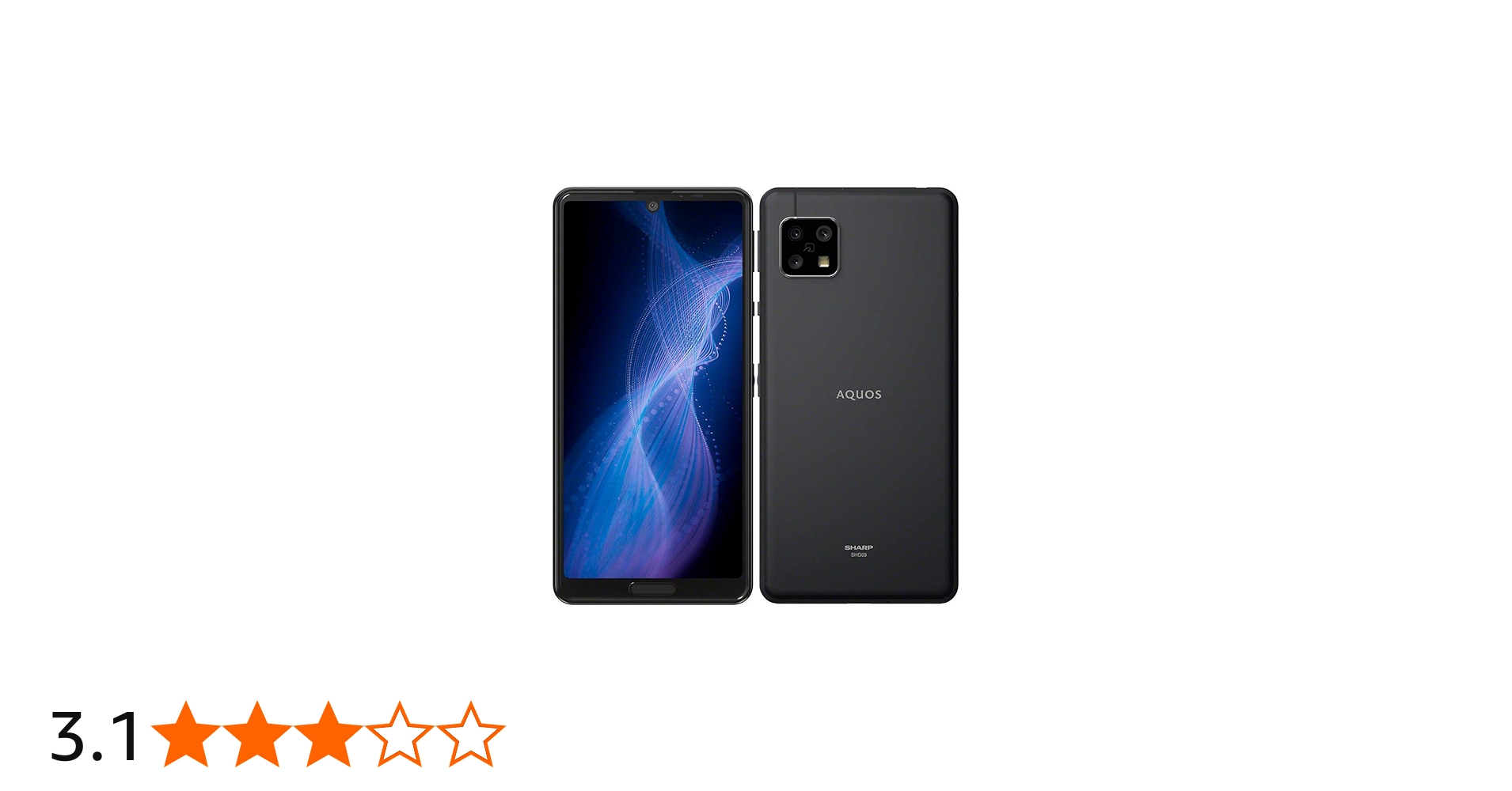 Amazon | SIMフリー au AQUOS sense5G SHG03 [ブラック