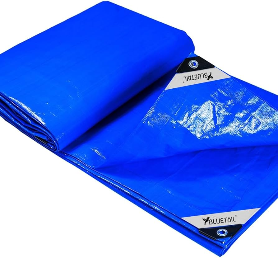 Bluetail Retail Heavy Duty Tarpaulin, Tirpal Tadpatri Tharpai