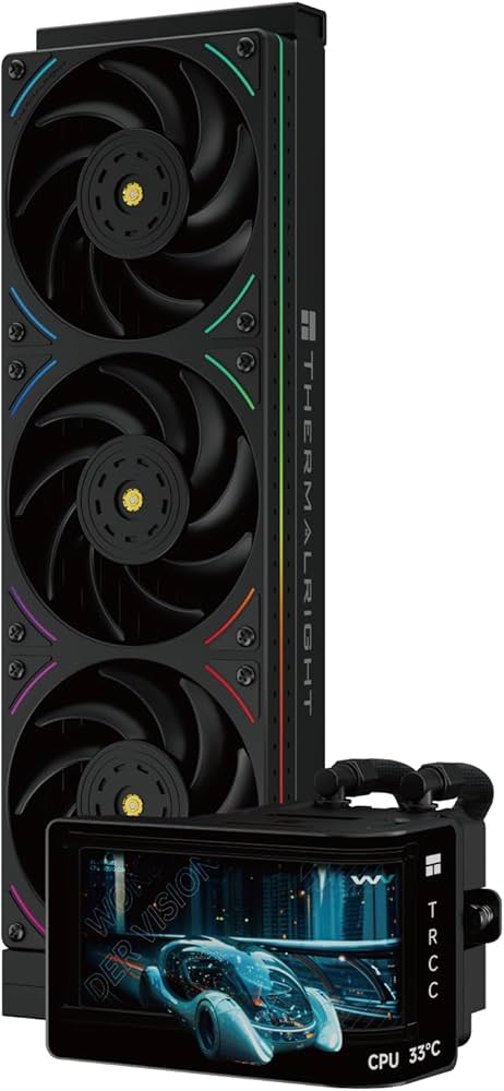 Amazon.co.jp: Thermalright ワンダービジョン 360 UB ARGB ブラック