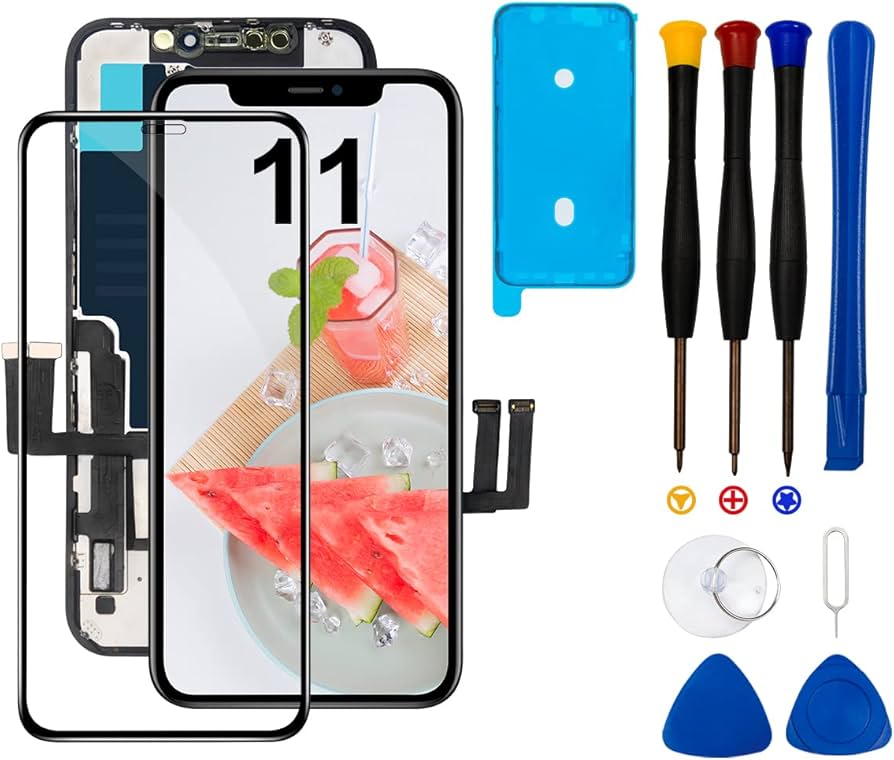 Amazon.co.jp: Tearue iPhone 11 フロントパネル 修理 パーツ LCD 互換