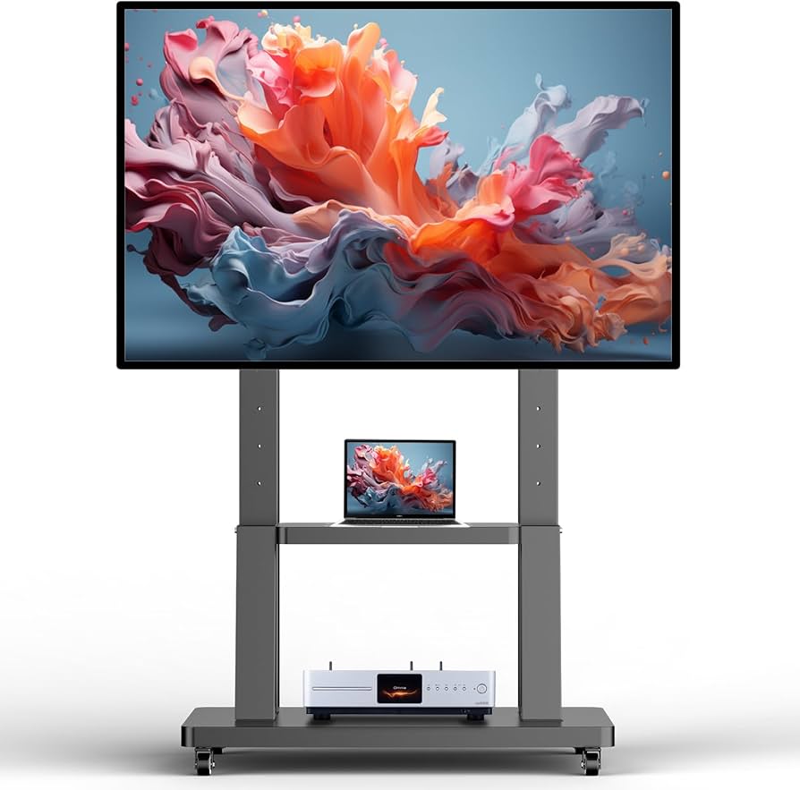 Amazon.co.jp: Ormgzin 移動式 tvスタンド キャスター付き 50-120