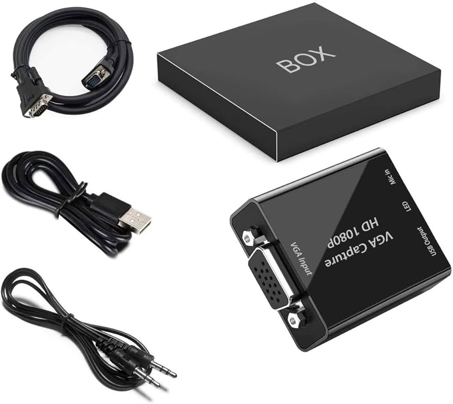 Amazon.co.jp: VGA キャプチャーボード ゲームキャプチャー 1080p30hz