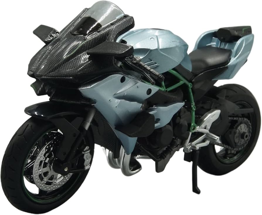 Amazon.co.jp: 1:12ダイキャストバイクモデルおもちゃ忍者H2スポーツ