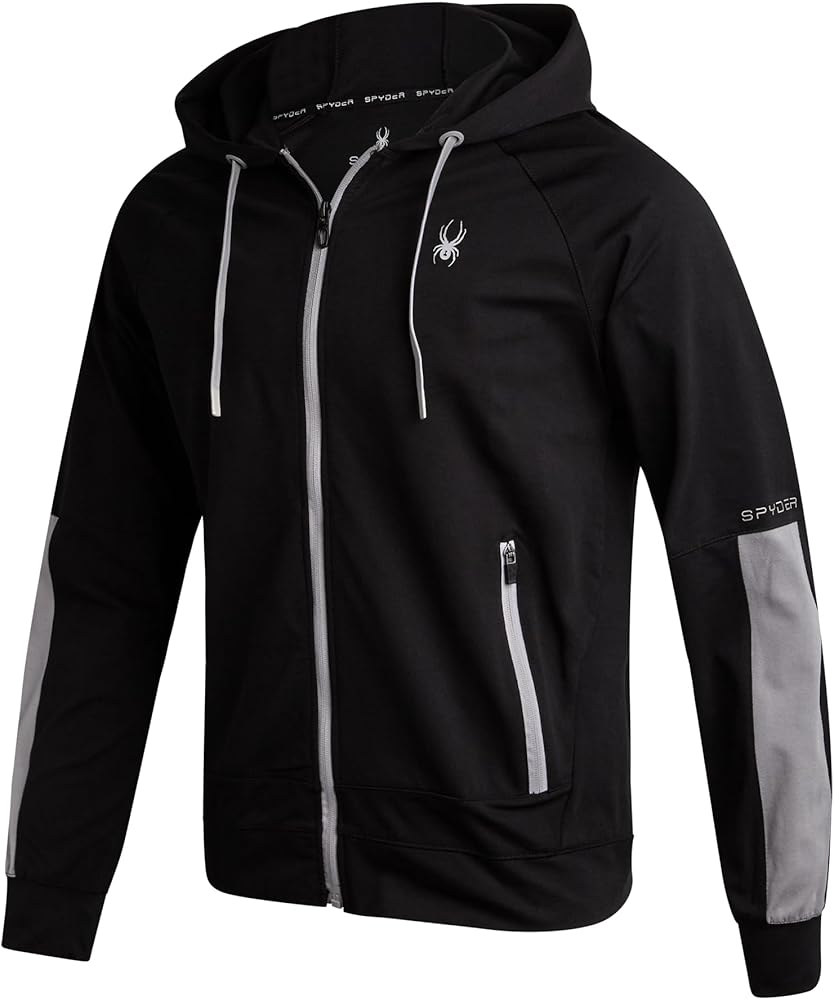Amazon.com: Spyder Mens Zip up Hoodie - Athletic Tech Double Knit