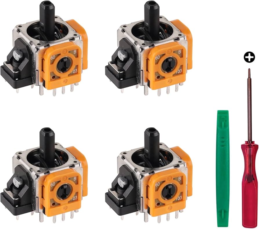 Amazon.com: 4pcs Joystick Replacement for PS4 Controller