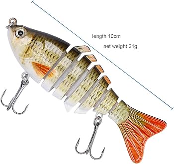 Amazon.co.jp: 本物そっくりの釣りルアー バス、トラウト、ウォール