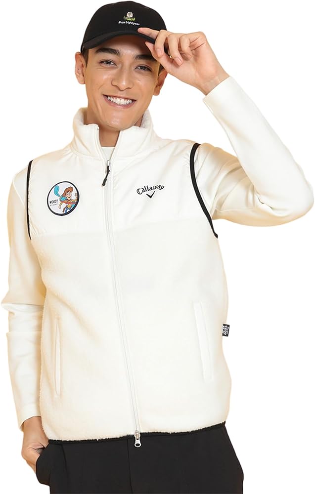 Amazon | [キャロウェイ] メンズ ボアベスト [TOY STORYコラボ