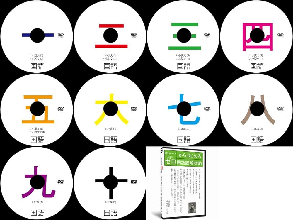 Amazon | 中学受験国語読解DVD全10枚 | 小学校教育 | PCソフト