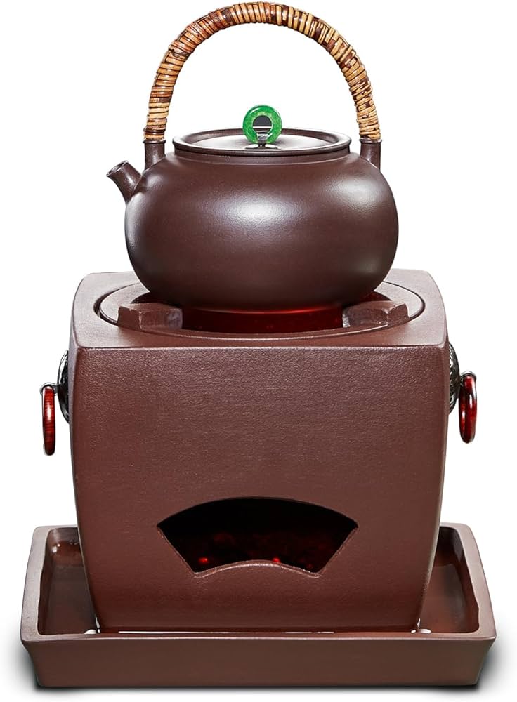 Amazon | ポカロティー 炭火炉 炭火コンロ お茶用 囲炉煮茶⁡ 風炉