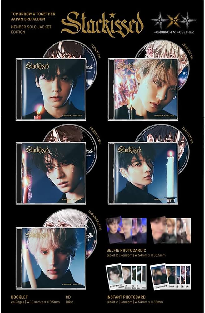 Amazon.com: TXT JP 3rd Album -『Starkissed』 (HUENINGKAI ver