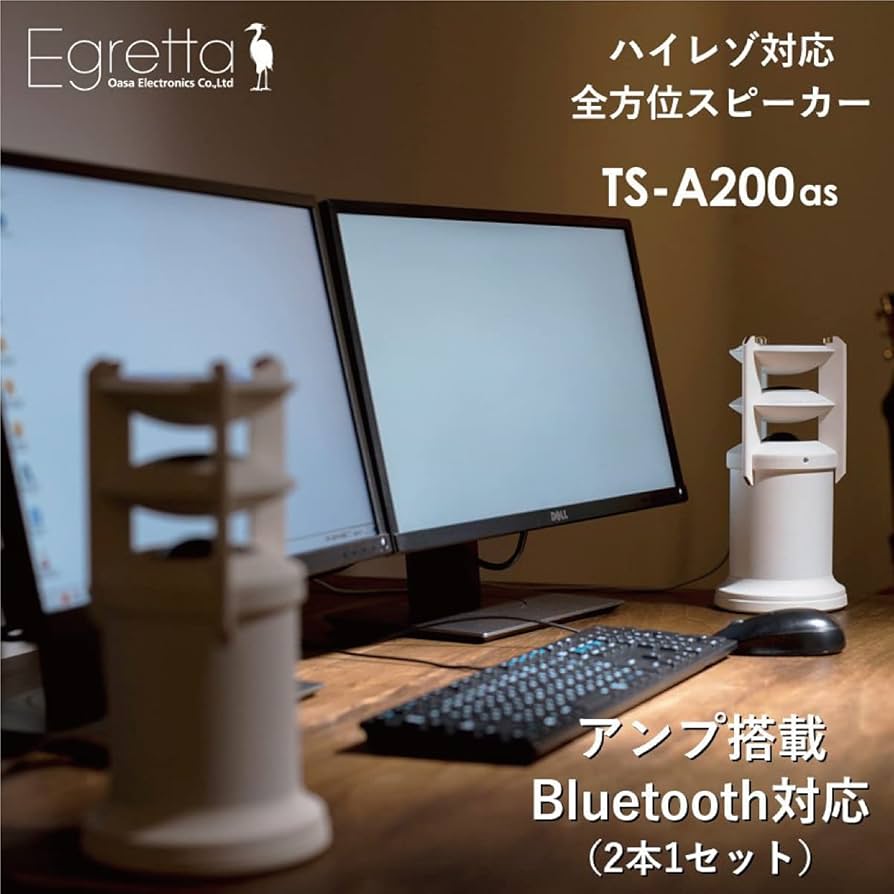 Amazon.co.jp: Egretta エグレッタ ハイレゾ スピーカー デスクトップ