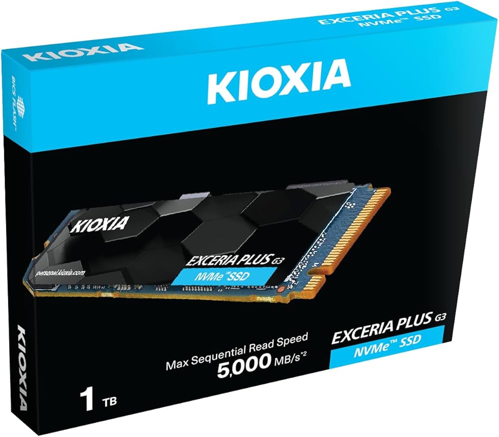 Amazon | KIOXIA EXCERIA PLUS G3 SSD 1TB - M.2 2280 PCIe Gen4 4.0