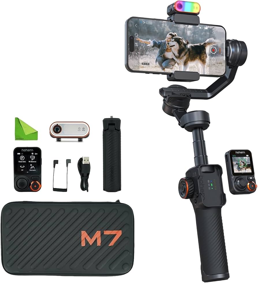 Amazon.com: Hohem iSteady M7 Gimbal Stabilizer for iPhone,3-Axis