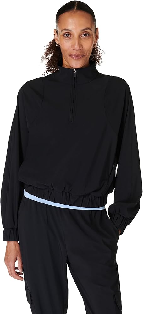 Sweaty Betty EXPLORER HALF ZIP WORKOUT SWEATWICKING PULLOVER