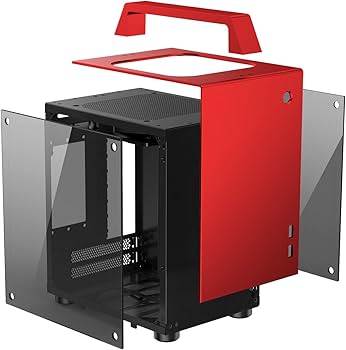 Amazon | JONSBO 側面ガラスパネルのアルミニウムMini-ITX PCケース T8