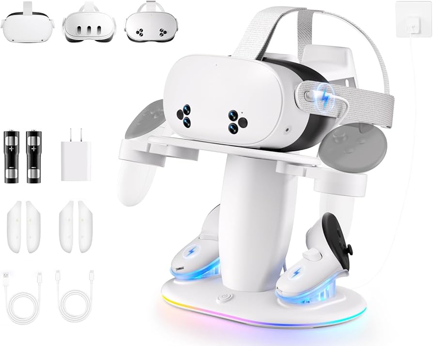 Amazon.com: Fast Charging Dock for Meta Quest 3/3s/2 vr Headset