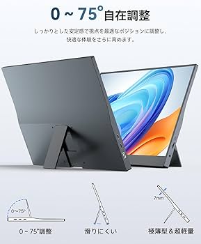 Amazon.co.jp: EVICIV モバイルモニター 15.6インチ FHD 1920×1080