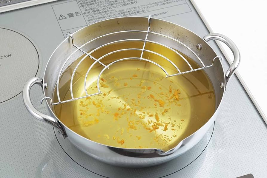 Amazon.com: Yoshikawa SJ3391 Deep Frying Pot, Tempura Pot, 7.9