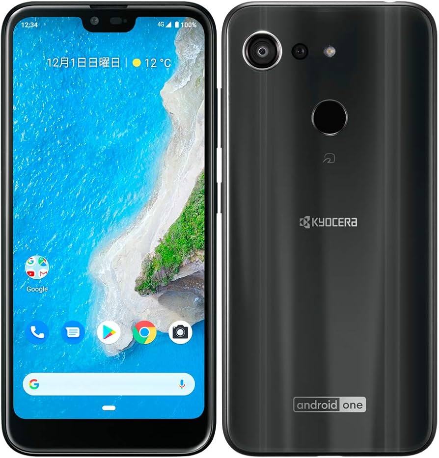 Amazon | Kyocera(京セラ) Simフリー Android One S6 ブラック ワイ