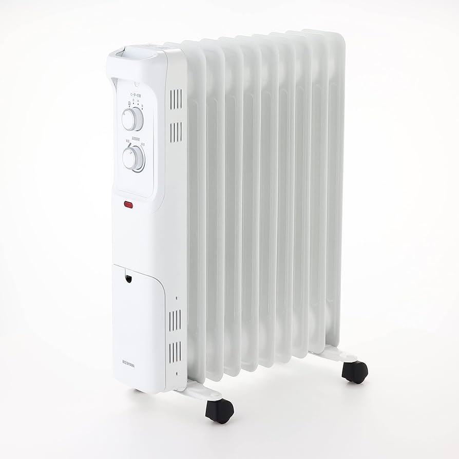 Amazon | アイリスオーヤマ ヒーター オイルヒーター 8畳 ウェーブ型