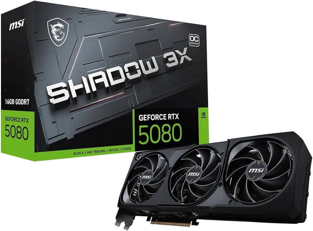 Amazon | msi VGA GEFORCE RTX 5080 16G Shadow 3X OC RTX5080 16GB