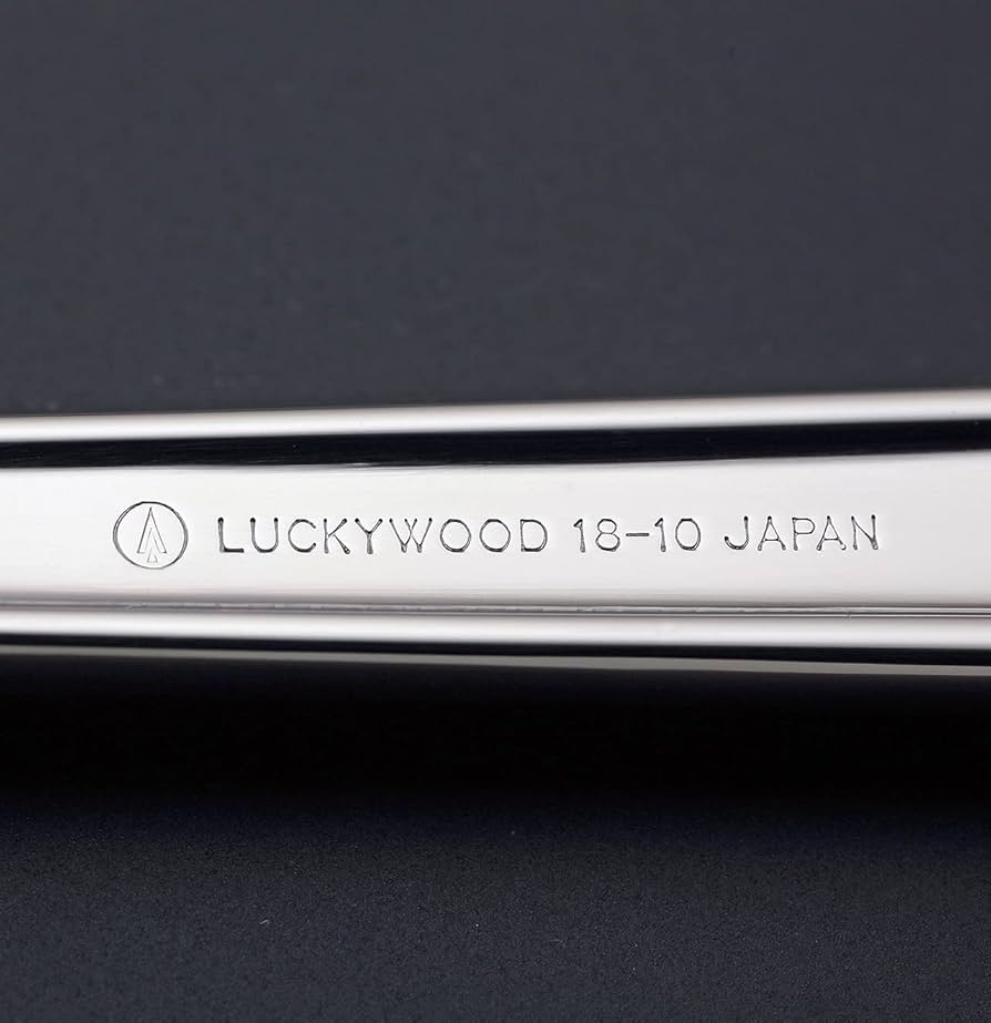 Amazon｜小林工業 ラッキーウッド カトラリーセット 日本製 エメラルド
