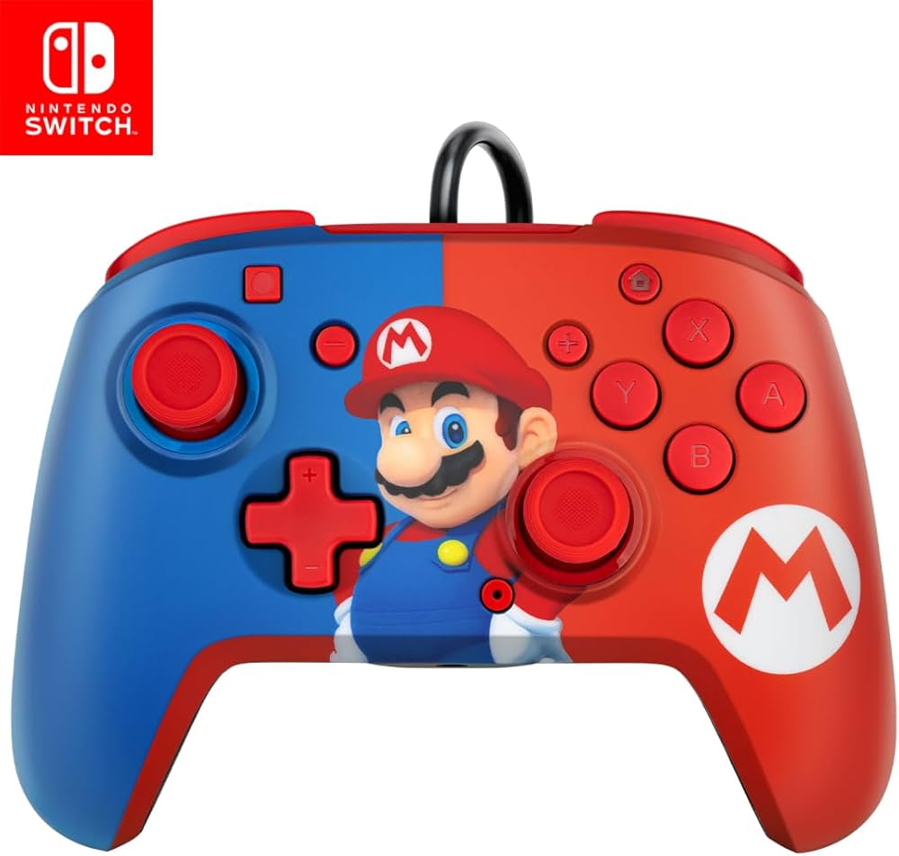 Amazon.com: PDP REMATCH Enhanced Wired Power Nintendo Switch Pro