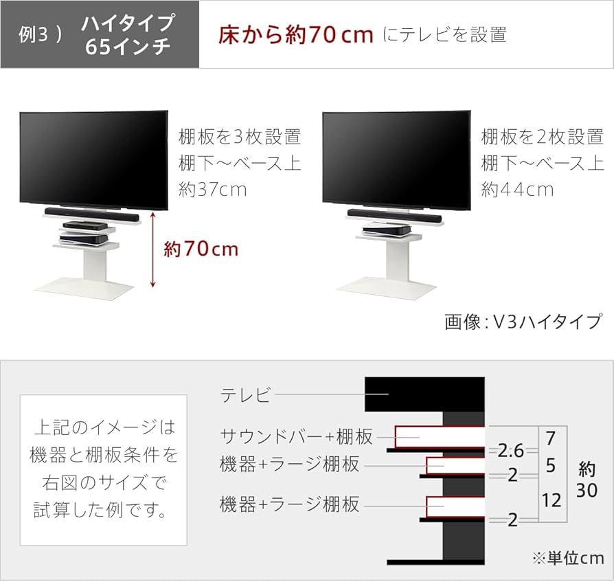 Amazon.co.jp: EQUALS イコールズ WALL テレビスタンドV2・V3・V5・S1