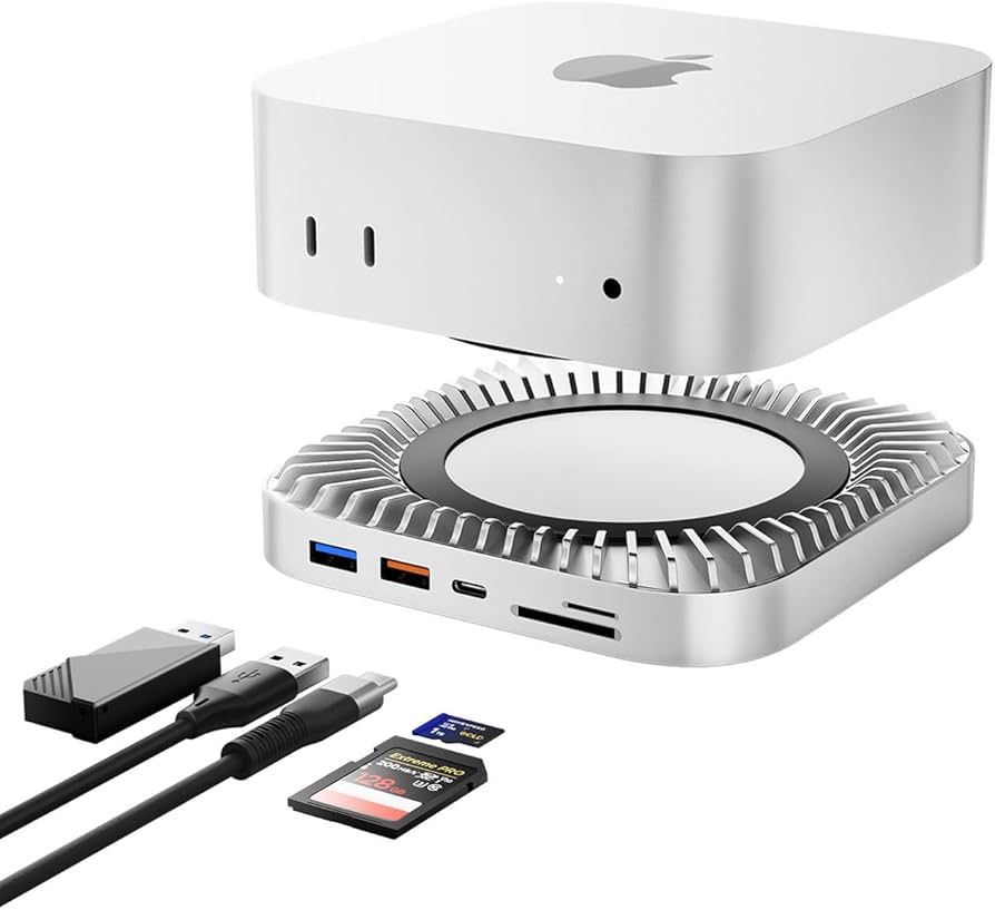 Amazon | Mac Mini M4 対応ハブ USB-Cハブ 10-in-1 -NVMe SSD拡張機能