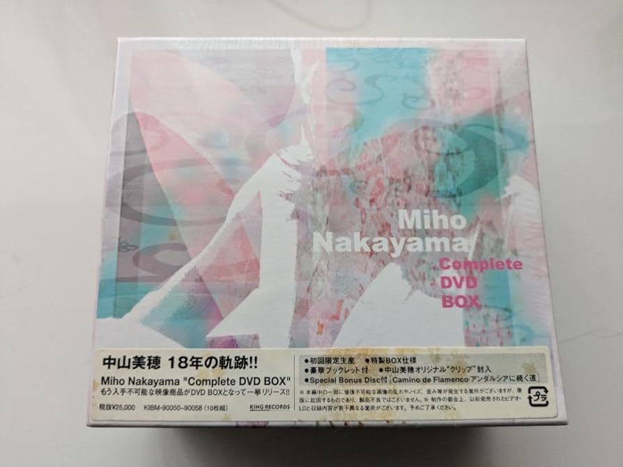 Amazon.co.jp: 中山美穂 Miho Nakayama Complete DVD-BOX : おもちゃ