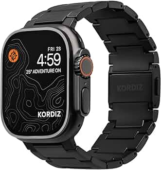 Amazon.com: KORDIZ Titanium Watch Band T01 Pro Max - Fits Apple