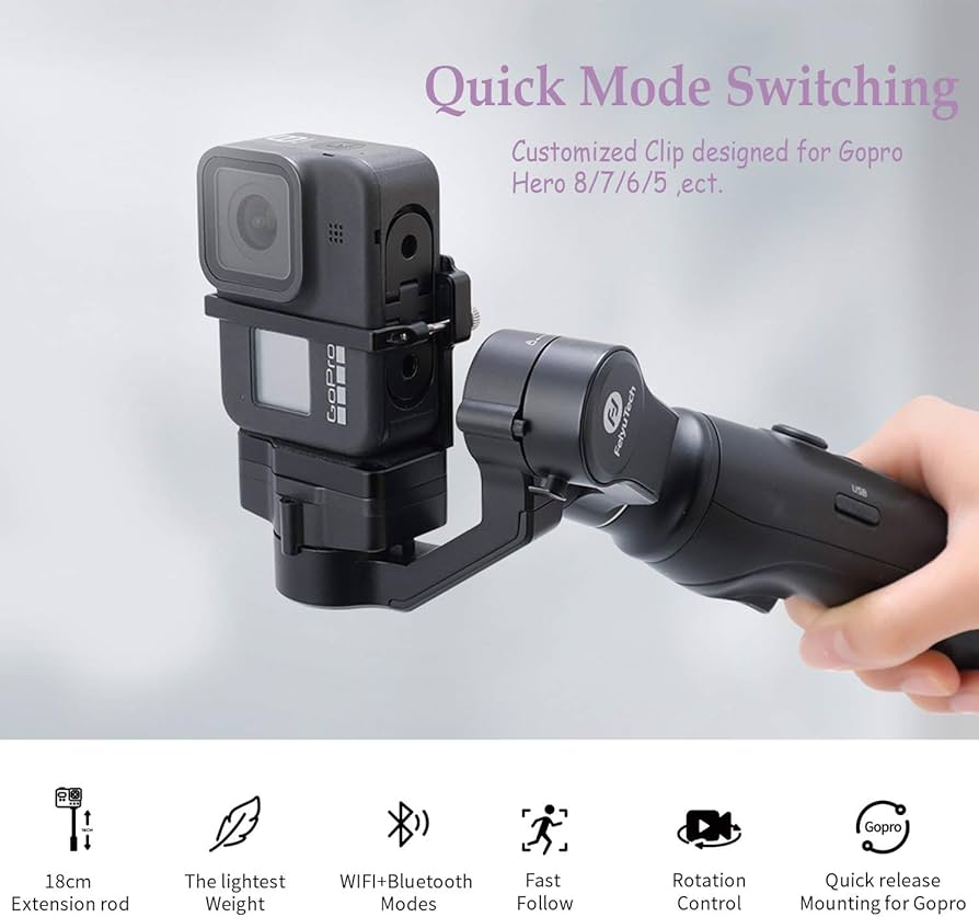 Amazon | FeiyuTech Vimble2Aアクションカメラジンバルスタビライザー