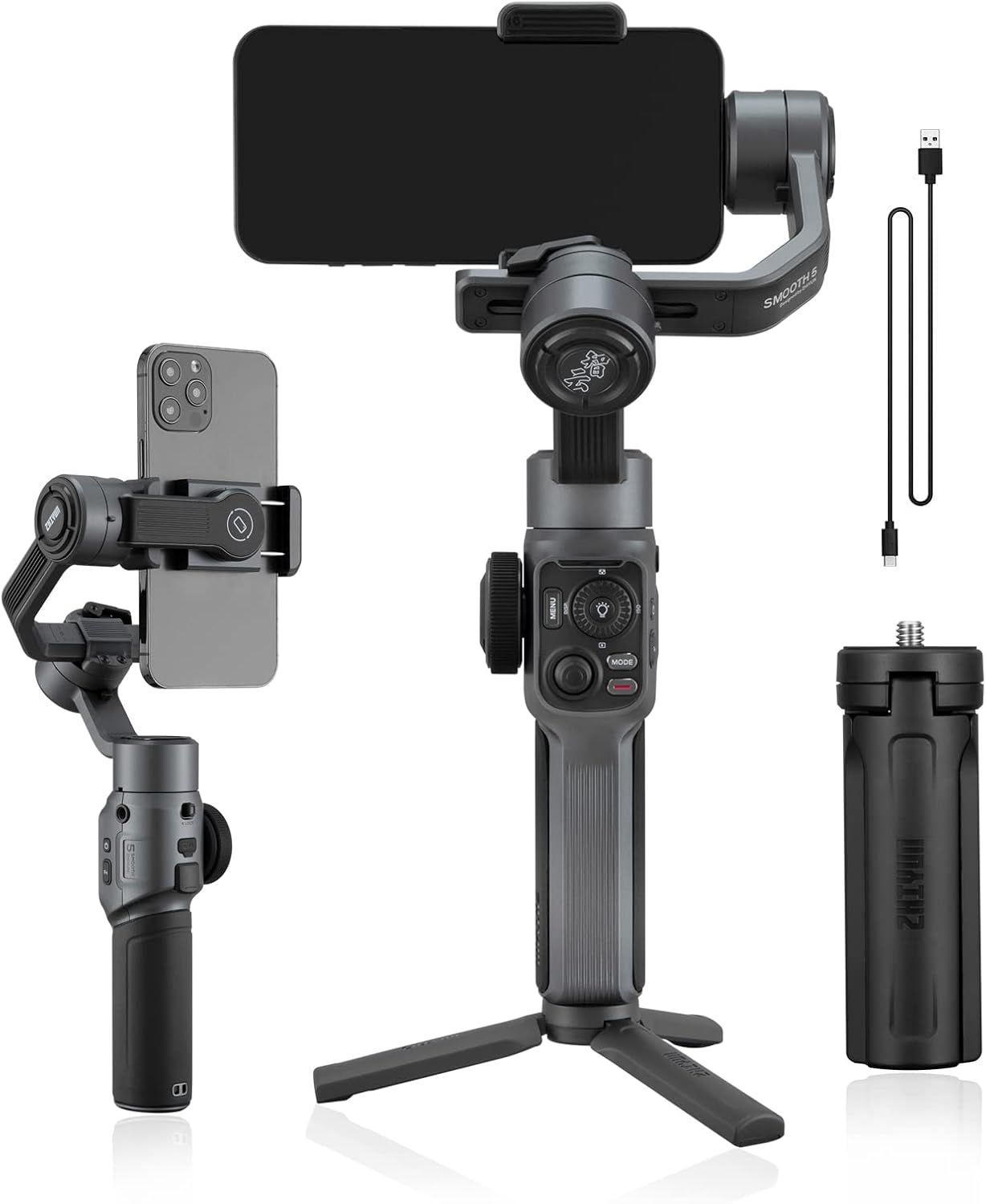 ZHIYUN Smooth 5 3軸ハンドヘルドジンバルスタビライザー ユーザー