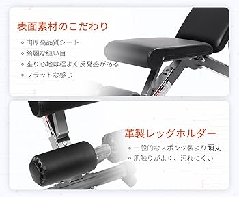 Amazon.co.jp: RITFIT トレーニングベンチ インクラインベンチ 可変式