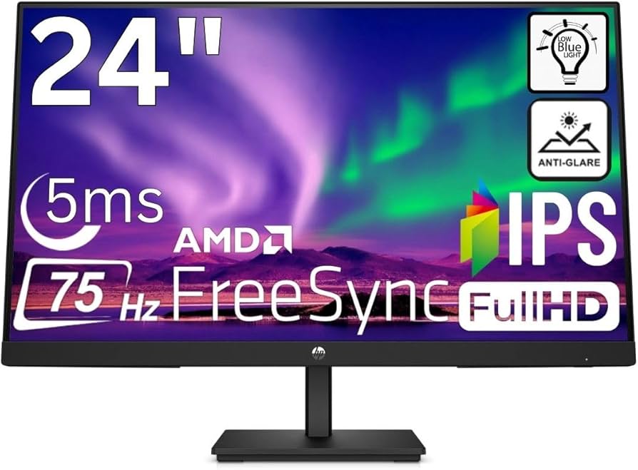 Amazon.com: HP V24i G5 24 Inch Computer PC Monitor Full HD IPS