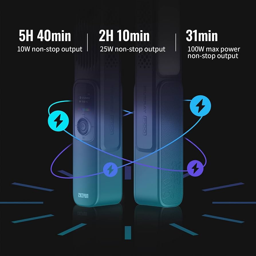Amazon | ZHIYUN FIVERAY F100 100W RGB LEDライトワンド LEDビデオ