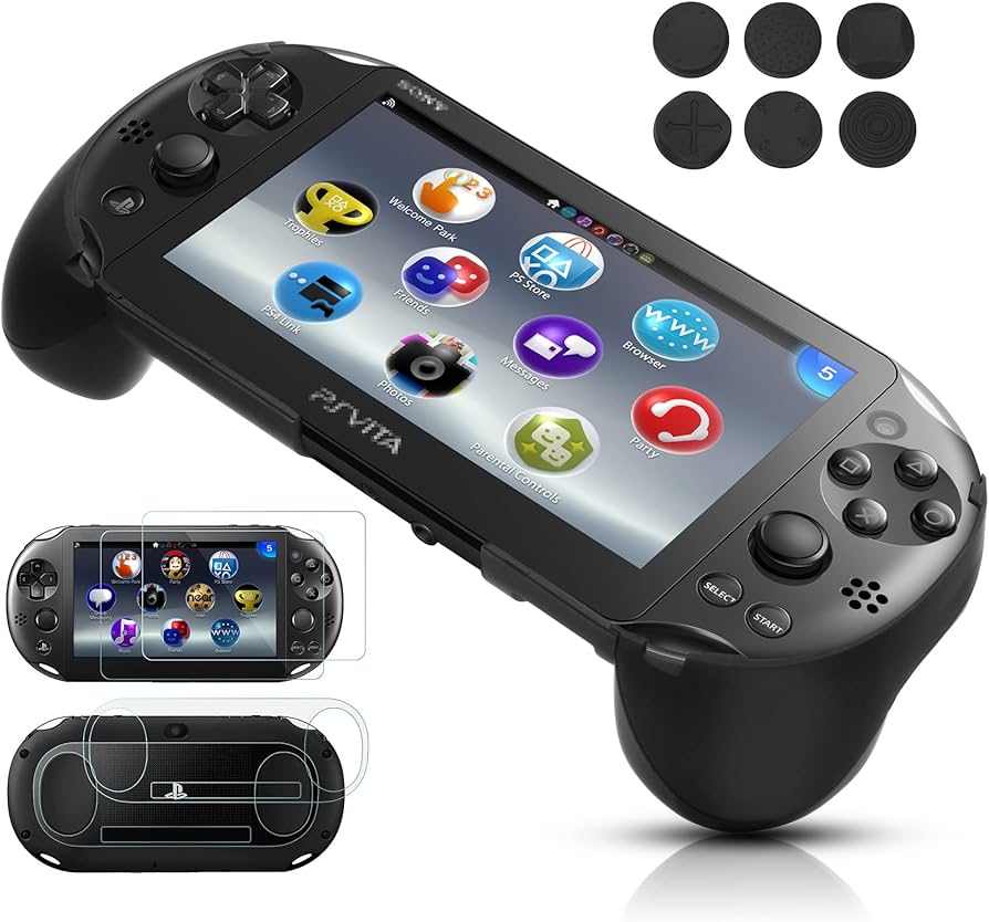 Amazon.com: Gorliskl Hand Grip Handle Joypad Protective Case with