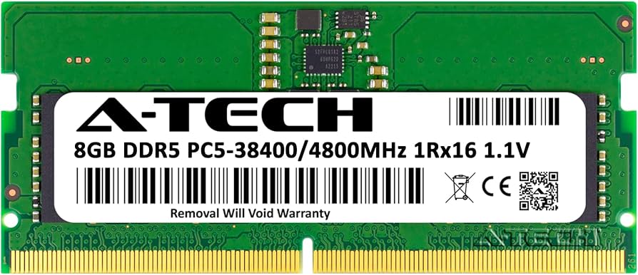 Amazon.co.jp: A-Tech 8GB RAM Crucial CT2K8G48C40S5 | DDR5 4800 MHz