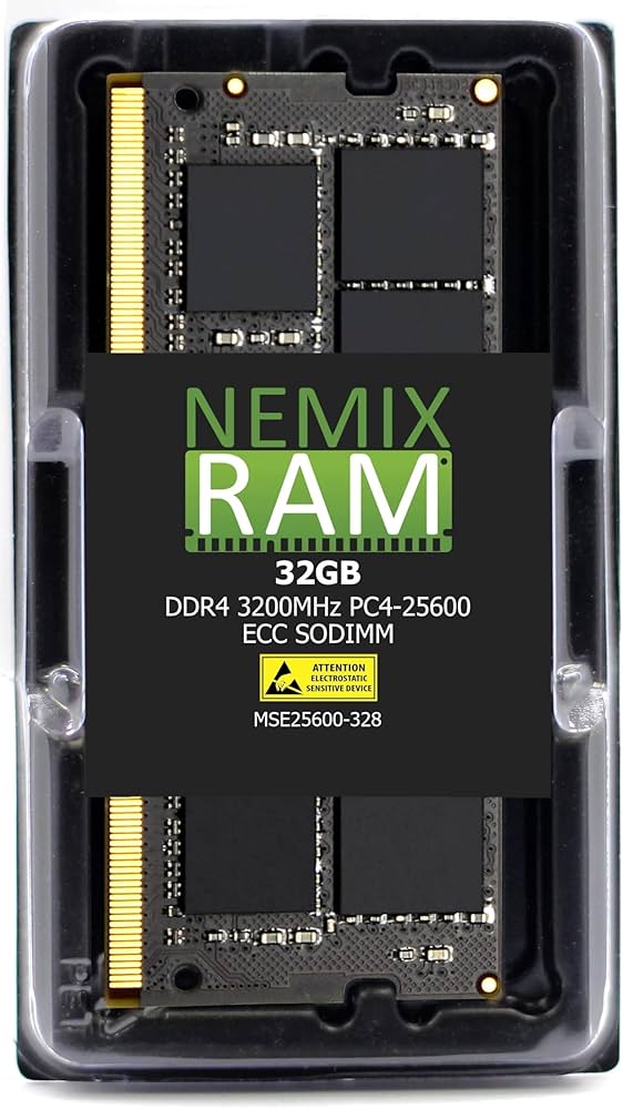 Amazon.co.jp: NEMIX RAM 32GB (1X32GB) DDR4 3200MHZ PC4-25600 2Rx8