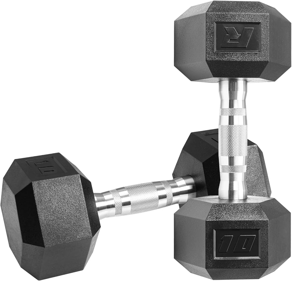 Amazon | RITFIT PVC製 六角型ダンベル5kg/10kg/15kg/20kg/25kg 筋トレ