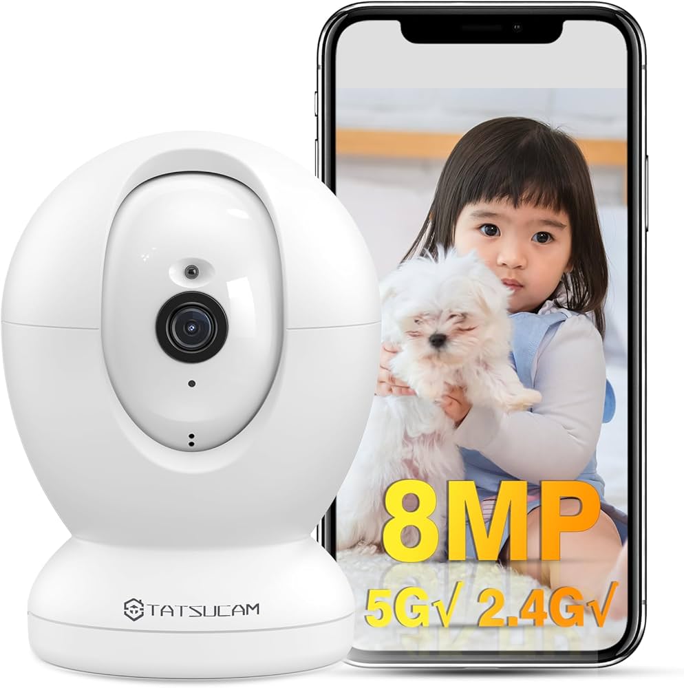 Amazon.co.jp: 【800万画像○2.4と5G対応】ペットカメラ 自動追尾