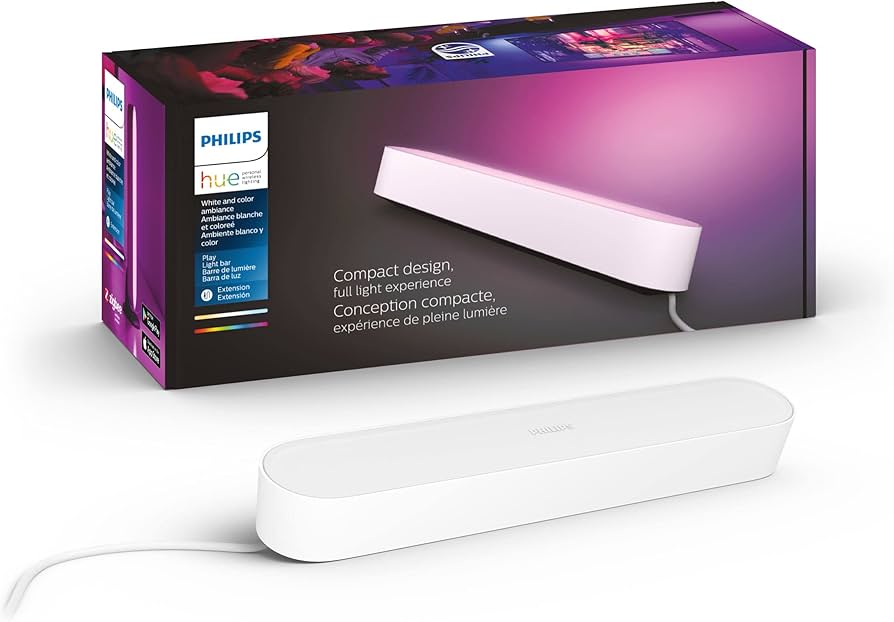 Philips Hue Play White & Color Smart Light Extension, Hub Required
