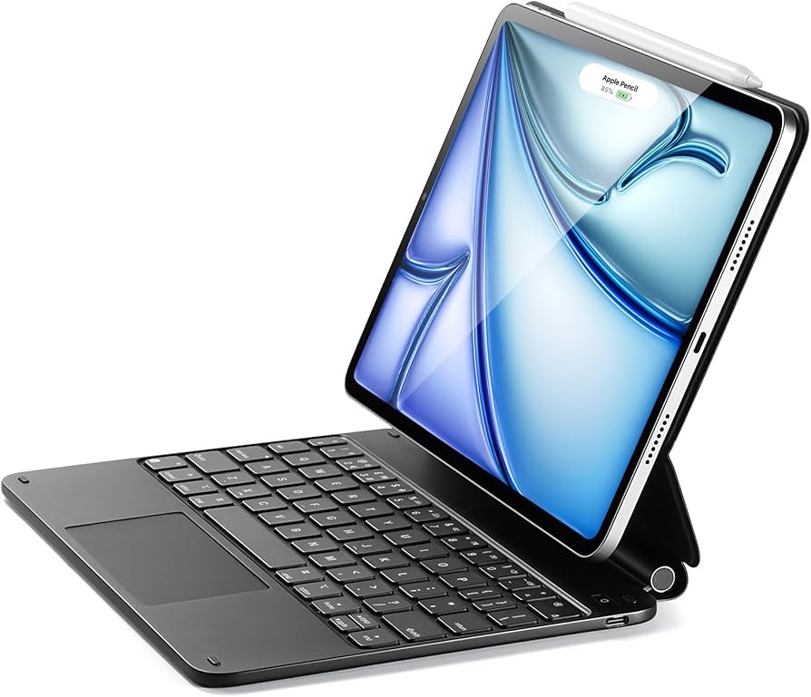 ESR Capa para iPad Air de 11 polegadas com teclado (M3/M2, 2025