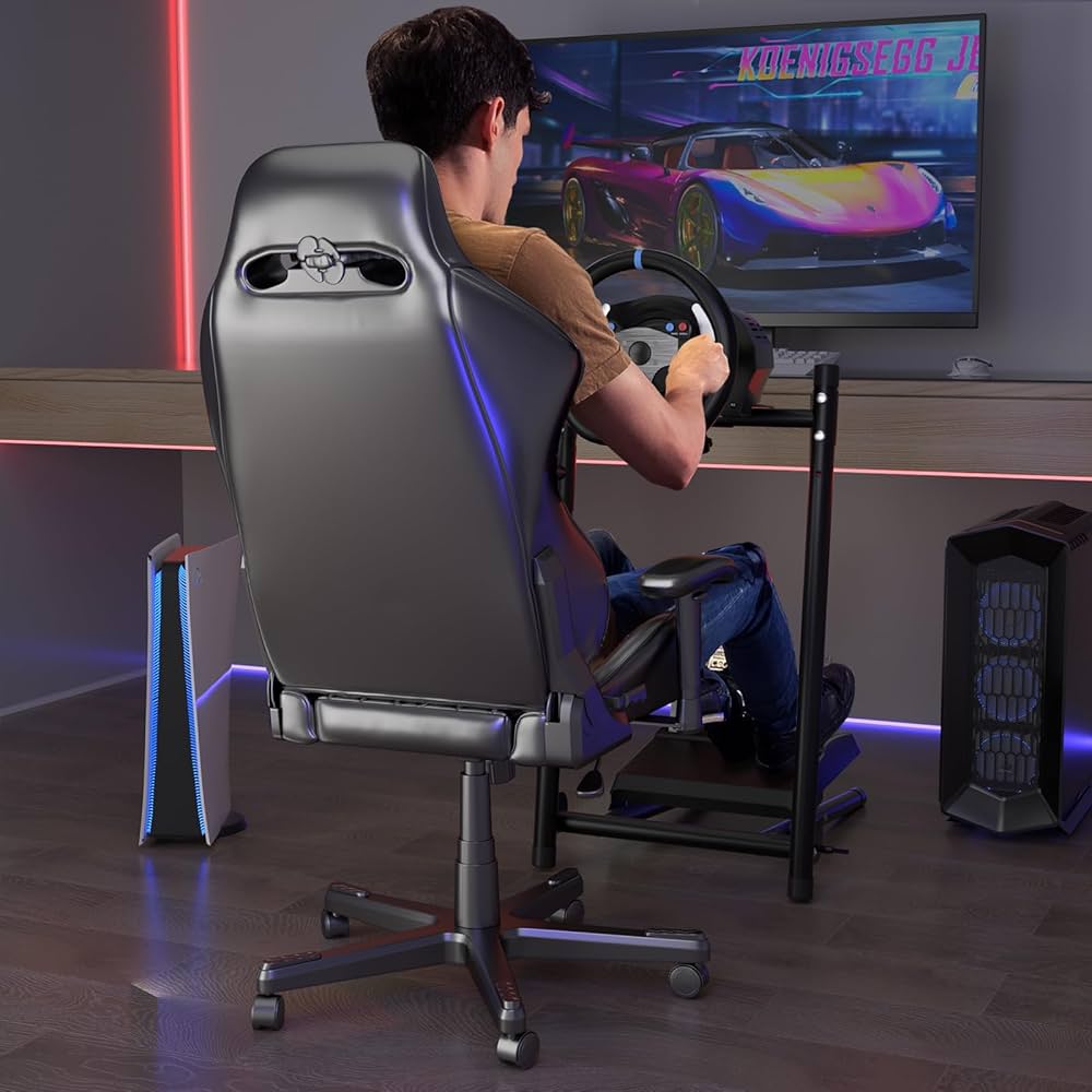 Amazon | DIWANGUS レーシングホイールスタンド ハンコン コックピット