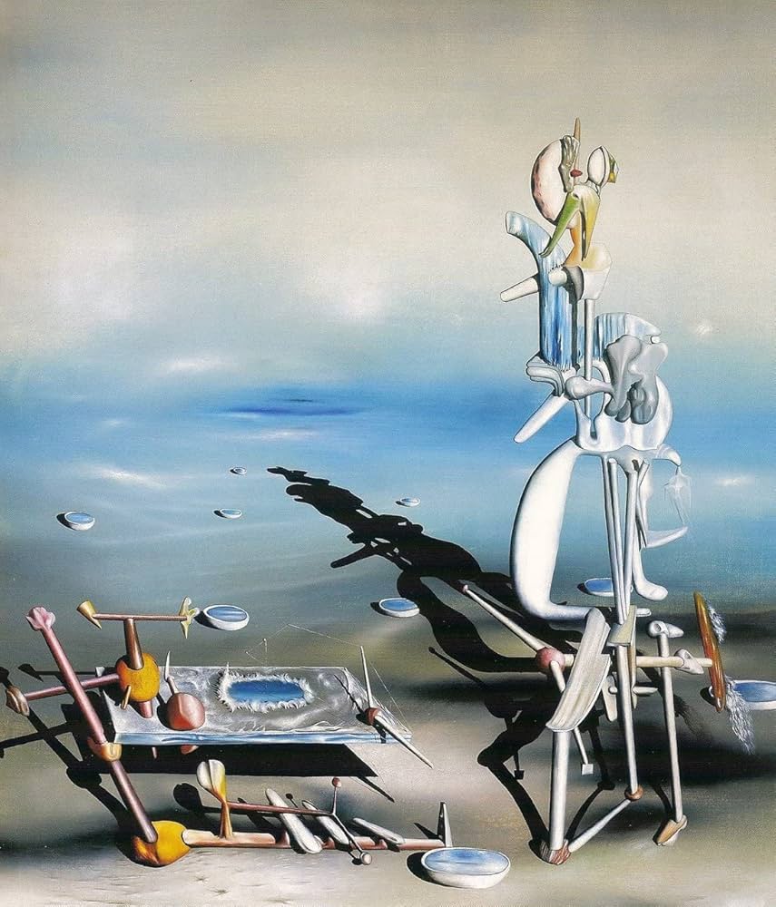 Yves Tanguy Trying to See the Invisible Poster A0 - Movie Art